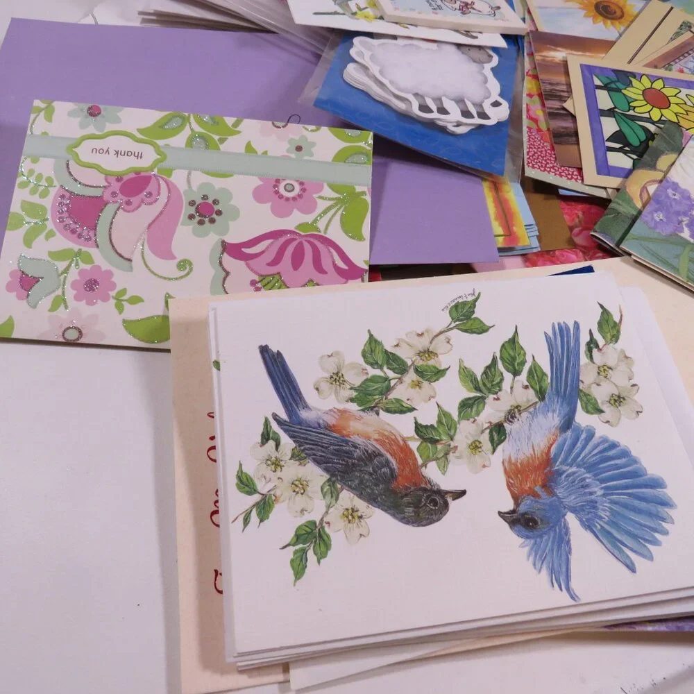 Greeting Cards (Used) and other Craft Items MIXTURE (all seasons but winter)